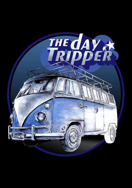 The Day Tripper Van | Metal Poster