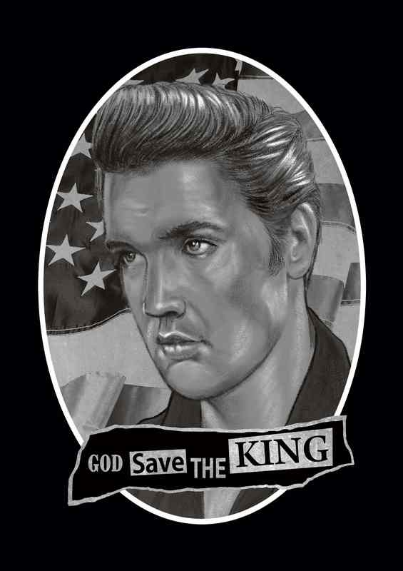 The King Of Rock And Roll Elvis | Metal Poster