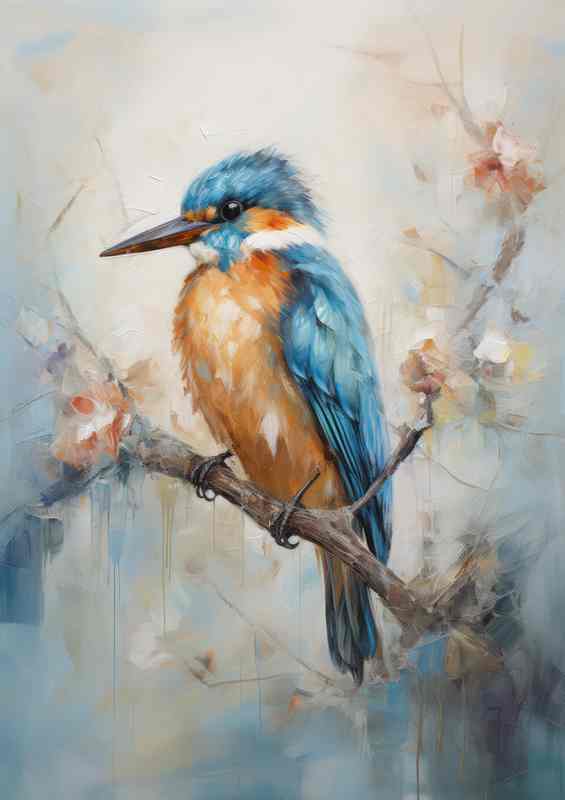 Kingfishers Perch A Quiet Haven | Metal Poster