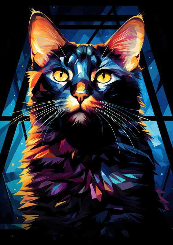 Cat Personalities Beyond Black and White | Metal Poster