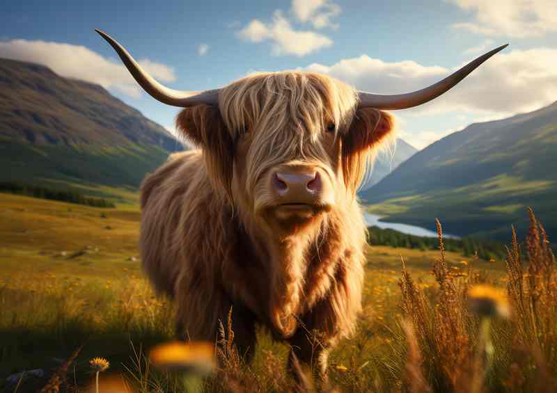 Highland Cows in Art and Culture | Metal Poster