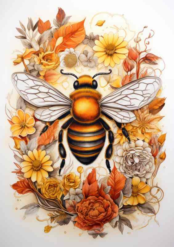 Natures Sweet Harmony Bees Flowers | Art of Honey Making