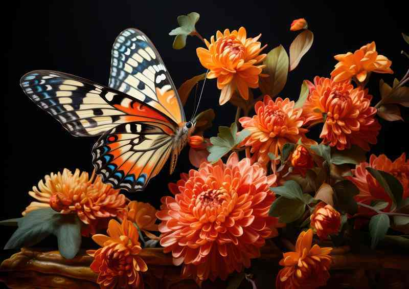 Natures Living Art Wild Butterflies and Their Beauty | Metal Poster