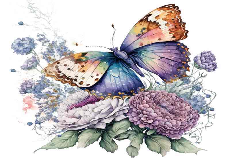 The Captivating World of Wild Butterflies | Metal Poster
