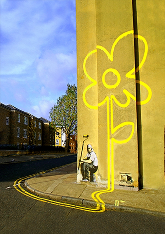 Yellow flower | Metal Poster