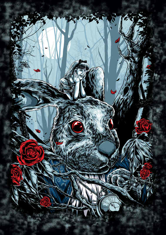 Wonderland Metal Poster
