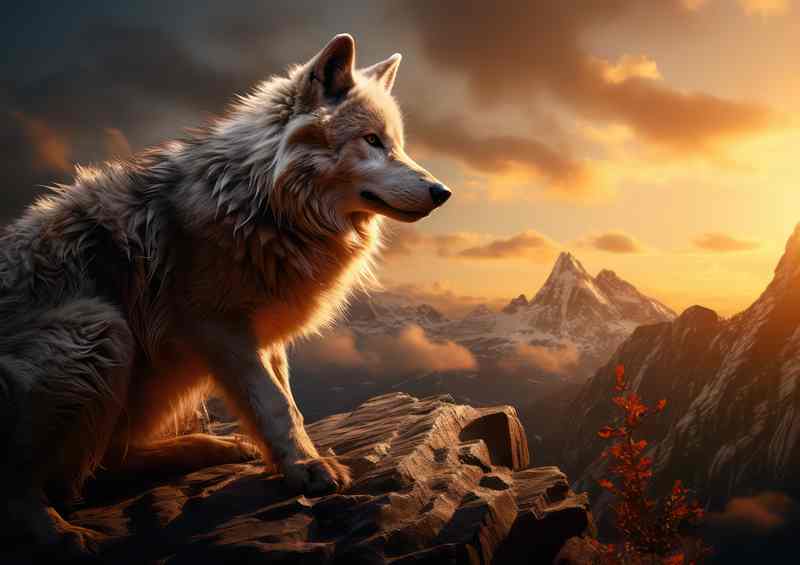 Eyes of the Pack Captivating Wolf Art Creations | Metal Poster
