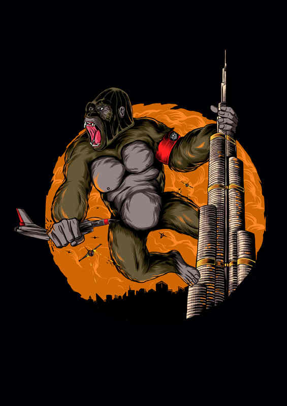Kong | Metal Poster - 45x60 cm