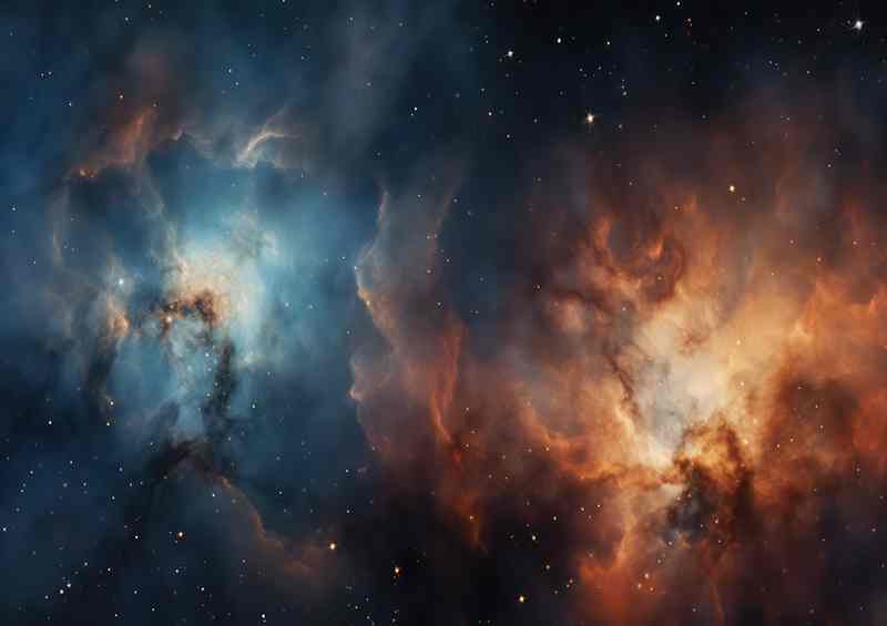 Orion Nebulas Role in Understanding Stellar Evolution | Metal Poster