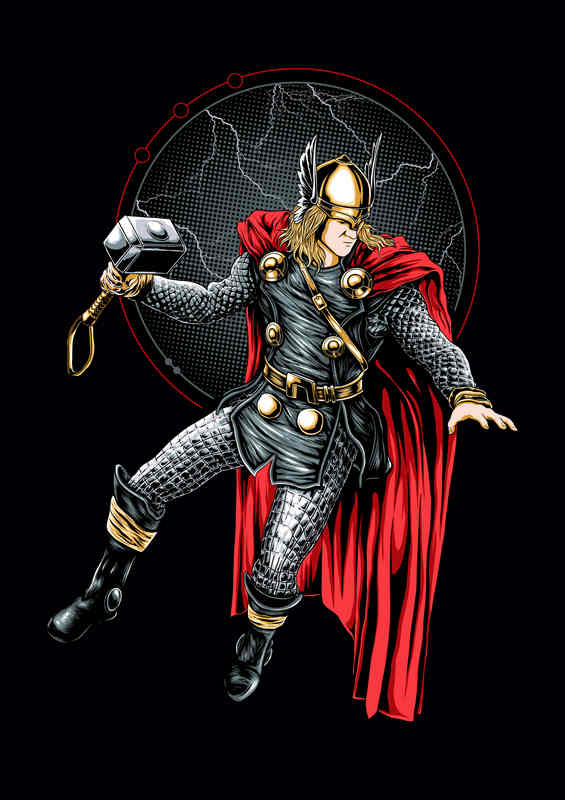 Thor Hammer | Metal Poster