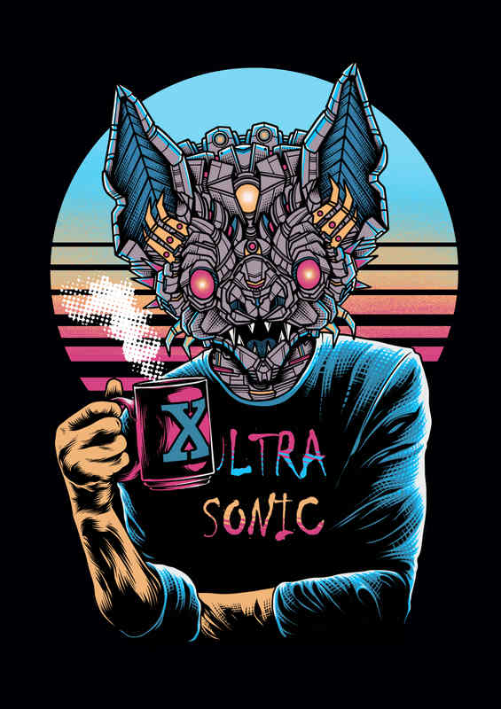 Ultra sonic | Metal Poster