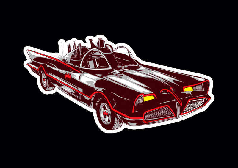 Childhood Cars Batmobile - Metal Poster