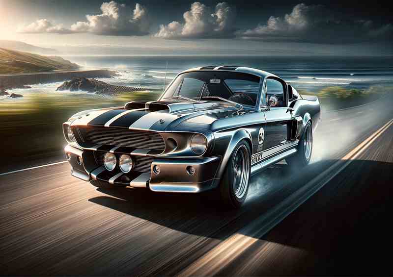 Shelby Muscle Car Power | Metal Poster