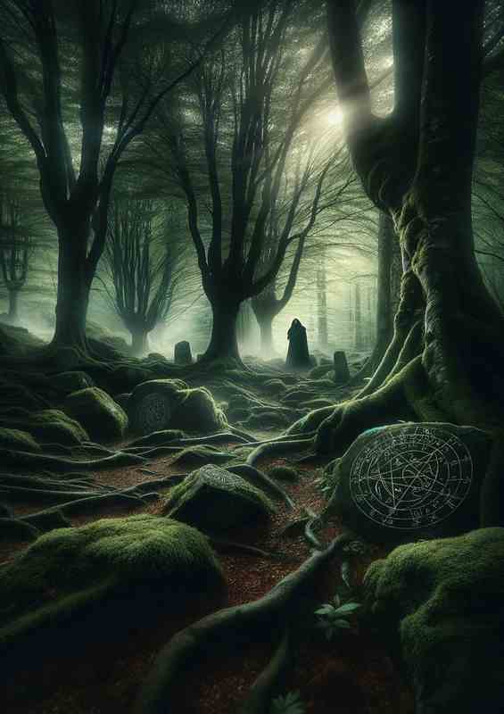 Gothic Forest Enchanted | Metal Poster