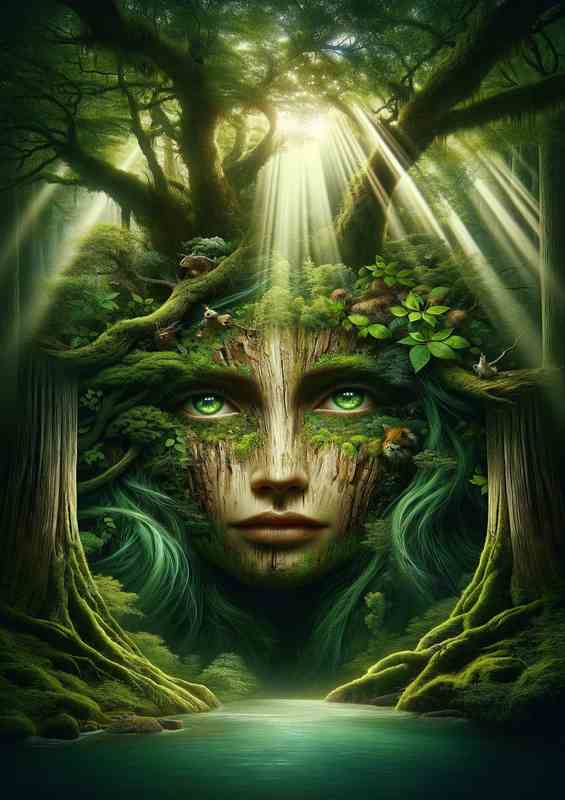 Ancient Forest Guardian | Metal Poster
