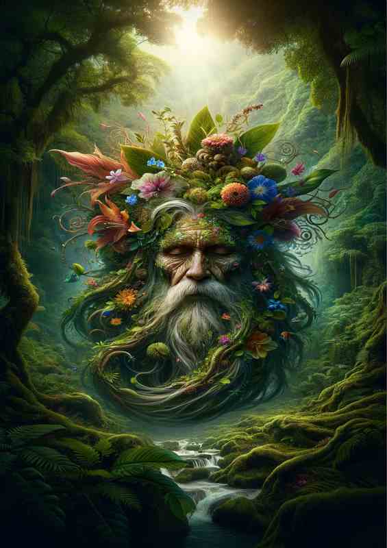 Mystical Nature Guardian | Metal Poster