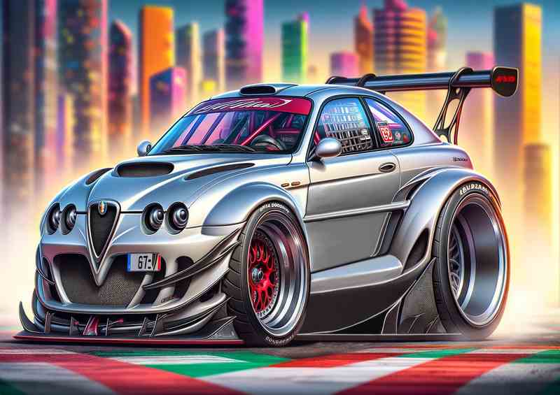 GTV6 Racing Beast Metal Poster