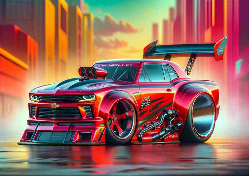 Chev Street Racer Extrag. Feat. | Metal Poster