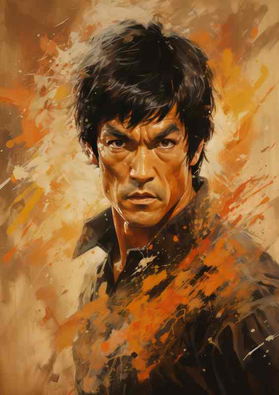 Bruce Lee martial arts | Metal Poster