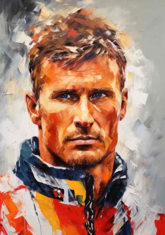 David Coulthard Formula one racing driver | Metal Poster