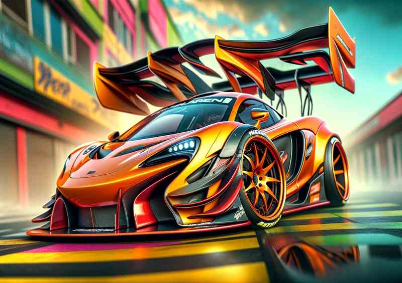McLaren XRS Extreme Racer Metal Poster