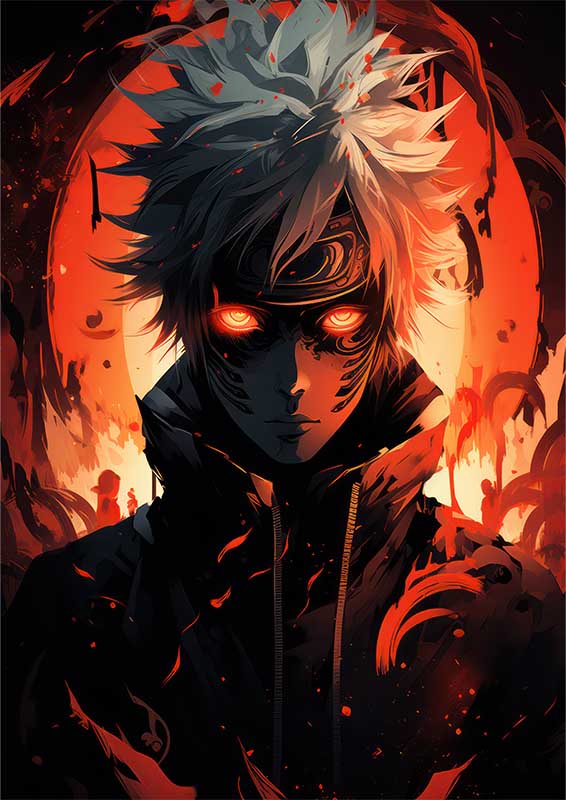 Naruto dark side manga | Metal Poster