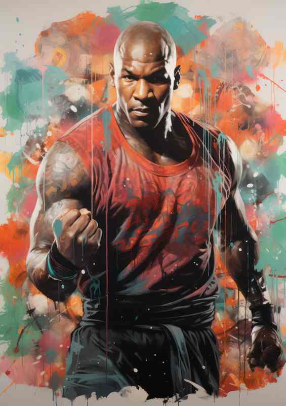 Mike Tyson one of the worlds greatest boxing fighters | Metal Poster