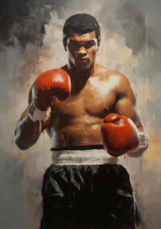 Muhammad ali the legendary boxer | Metal Poster