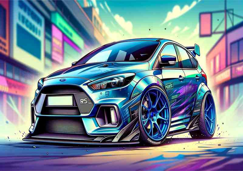 Focus RS Xtreme Edition Metal Poster