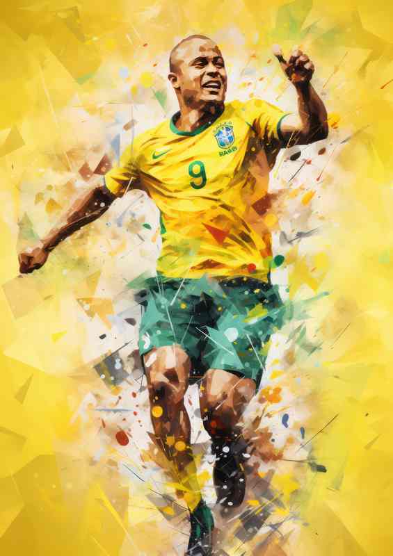 Roberto Carlos Footballer | Metal Poster