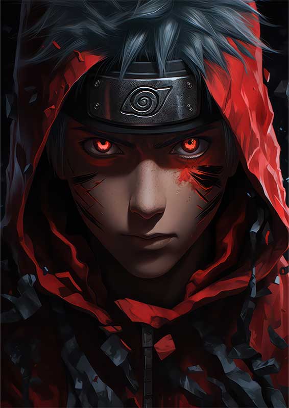 Naruto wretched reds msfit | Metal Poster