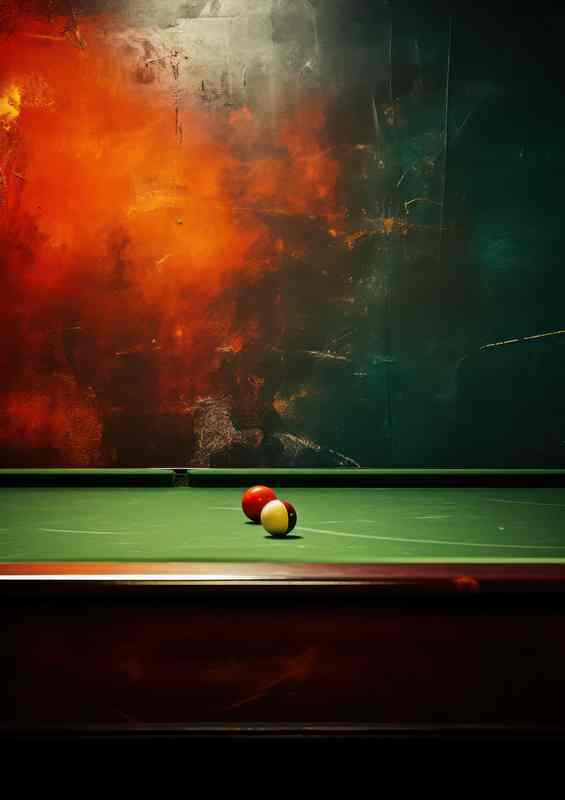 Snooker end of the game | Metal Poster