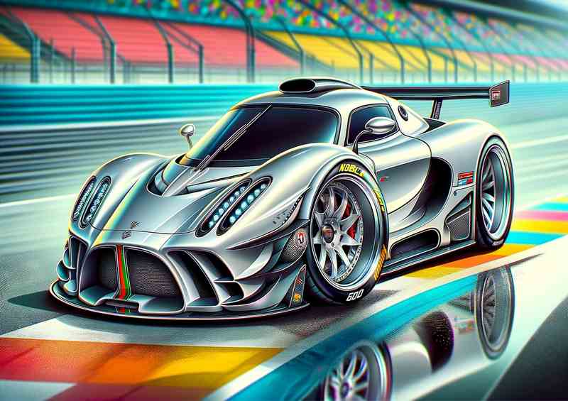 Noble M12 M400 | Exag Dynamic Paint Metal Poster