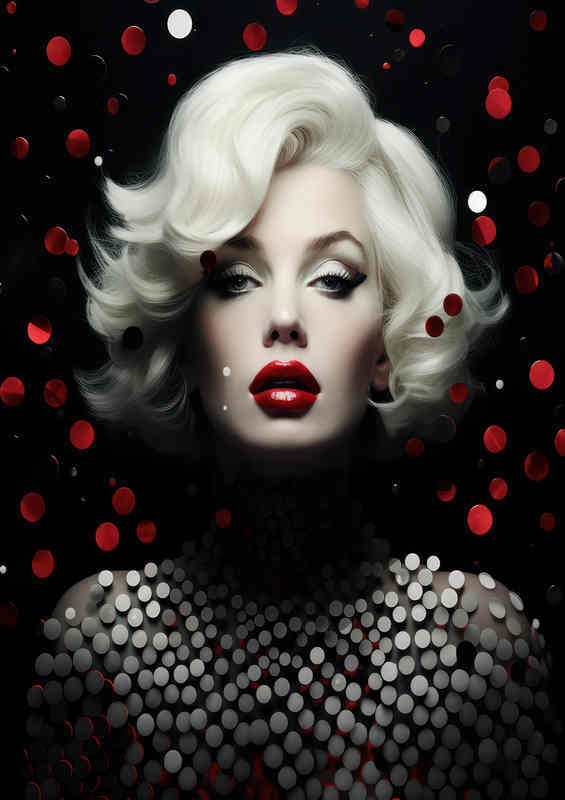 Marilyn Monroe A Glamorous Hollywood Legend | Metal Poster