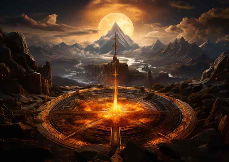 Mystical Hues The Legends of Lustrous Lands | Metal Poster