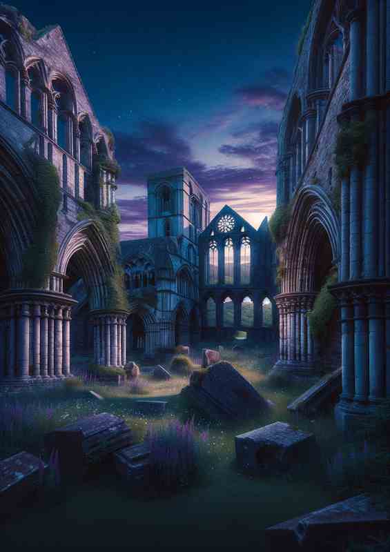 Mystic Gothic Ruin | Metal Poster