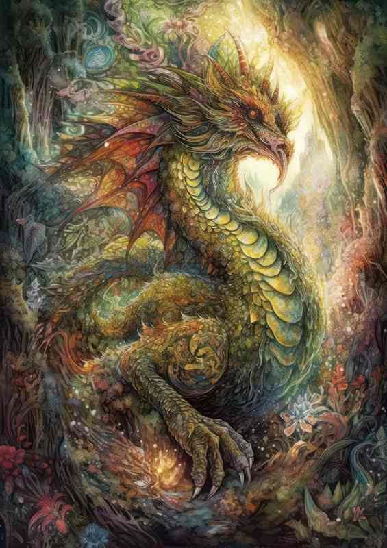 Dawn of the Mythical Serpent | Metal Poster