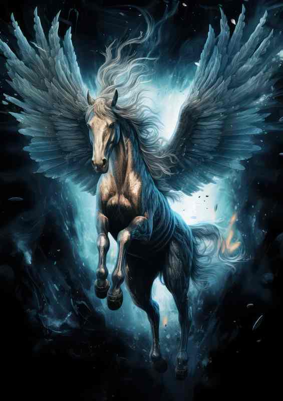 Pegasus Tales Winged Horses | Metal Poster