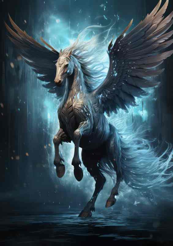 Pegasus The Celestial Steed Explored | Metal Poster
