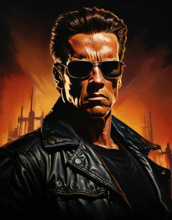 Arnold Schwarzenegger is back | Metal Poster