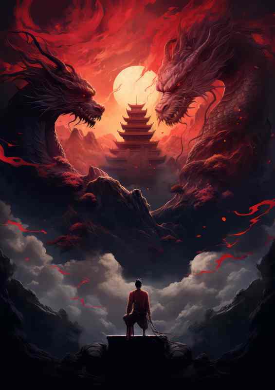 Dragon Buddhametal Poster