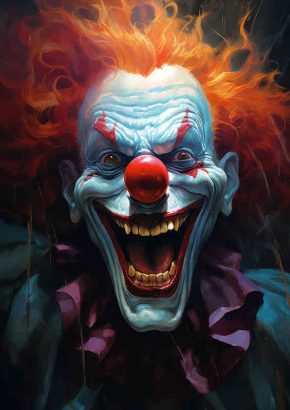 Nightmare Fuel The Creepy Clown Chronicles | Metal Poster