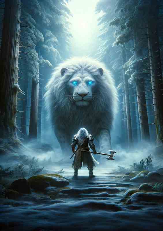 Majestic Guard Enchanted Warrior | Metal Poster