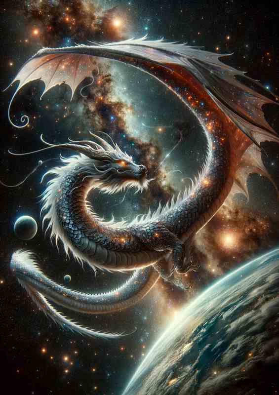 Celestial Dragon Poster