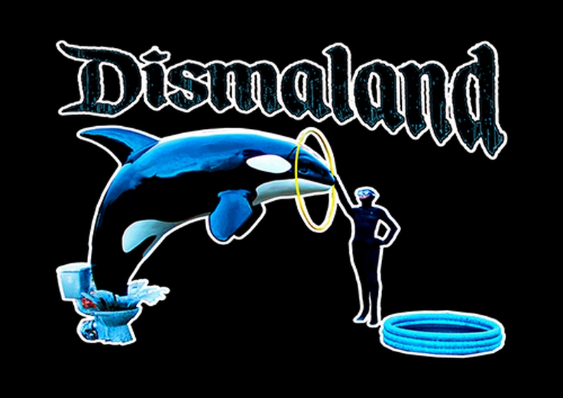 Dismaland whale | Metal Poster