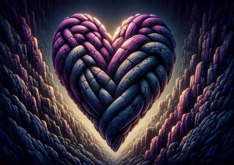 Unbreakable Affection Heart Metal Poster