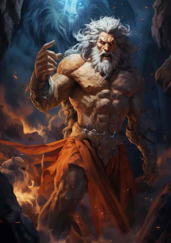 Zeus King of the Gods | Metal Poster