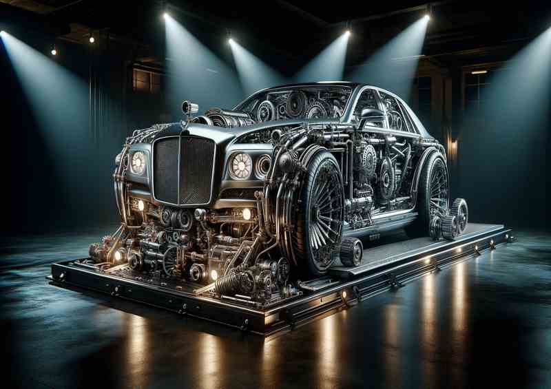 Marvel Luxury Car Reinvention steampunk | Metal Poster