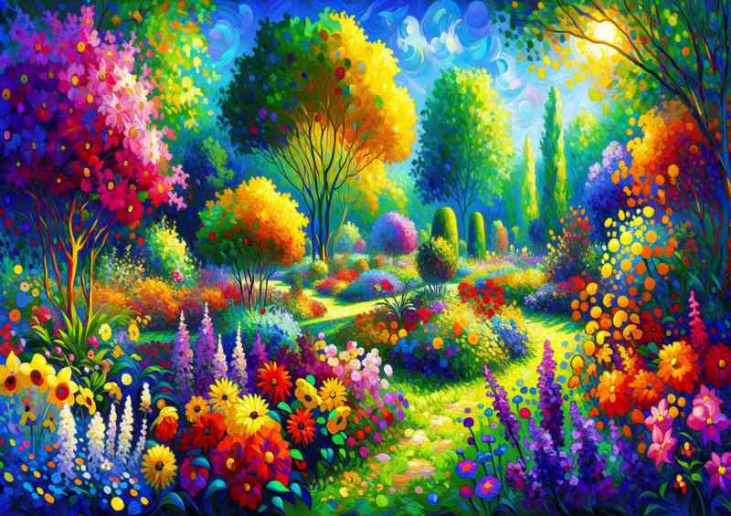 Enchanted Garden A Springtime Bloom | Metal Poster