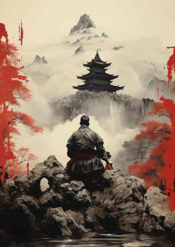 Connection of the Samurai | Metal Poster